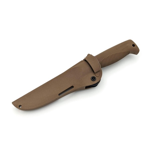 Ніж Peltonen M07, покриття cerakote FDE, coyote, coyote композитний чохол - FJP126