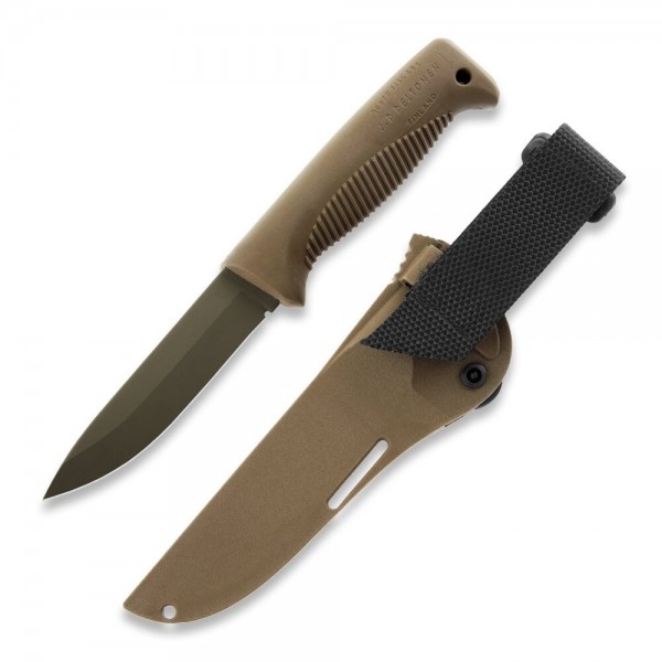 Ніж Peltonen M07, покриття cerakote FDE, coyote, coyote композитний чохол - FJP126 Ніж Peltonen M07, покриття cerakote FDE, coyote, coyote композитний чохол - FJP126