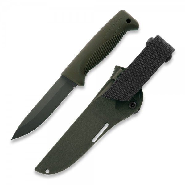 Ніж Peltonen M07, покриття cerakote OD, хаки, хаки композитний чохол - FJP141