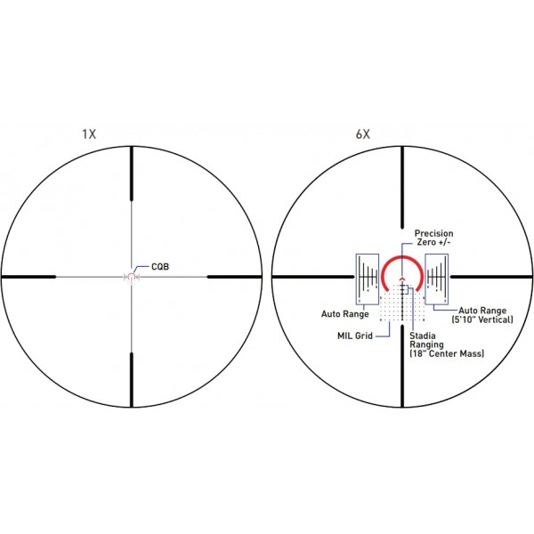 Прицел оптический Primary Arms GLx 1-6x24 FFP сетка ACSS Griffin M6 с подсветкой - 16080456 Прицел оптический Primary Arms GLx 1-6x24 FFP сетка ACSS Griffin M6 с подсветкой - 16080456