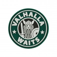 R3ICH нашивка Valhalla Waits зеленая
