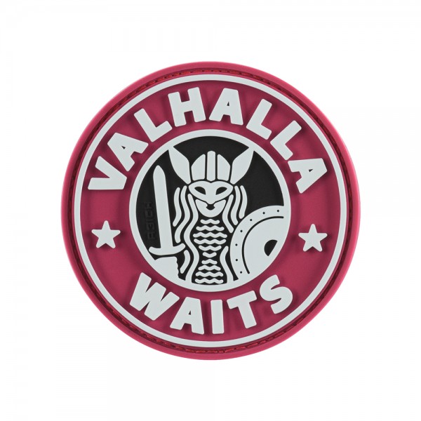 R3ICH нашивка Valhalla Waits pink - R3-PTCH-WW-PN