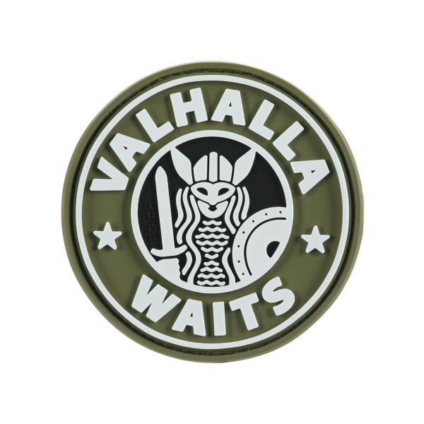 R3ICH нашивка Valhalla Waits tan - R3-PTCH-WW-TN