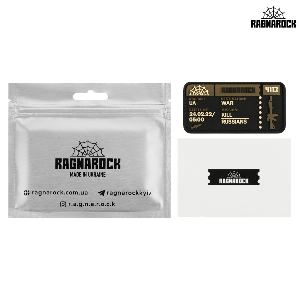 Ragnarock нашивка TICKET to the WAR Coyote - RGN-PTTIK-COY