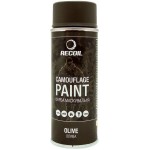 Краска маскировочная аэрозольная RecOil. Цвет - олива. Объем - 400 мл