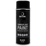 Краска маскировочная аэрозольная RecOil. Цвет - черный. Объем - 400 мл