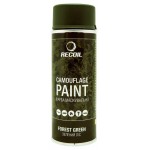 Краска маскировочная аэрозольная RecOil. Цвет - зеленый лес. Объем - 400 мл