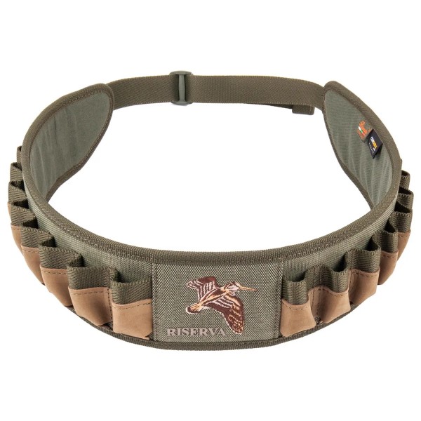 Патронташ Riserva R9007 кал. 20. 24 ячейки для патронов. Цвет - зеленый. - 14440420