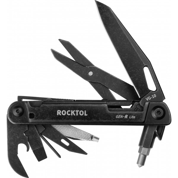 Нож-мультитул Rocktol GEN-R Lite 15-в-1 в кожаном чехле - GEN-R Lite Нож-мультитул Rocktol GEN-R Lite 15-в-1 в кожаном чехле - GEN-R Lite