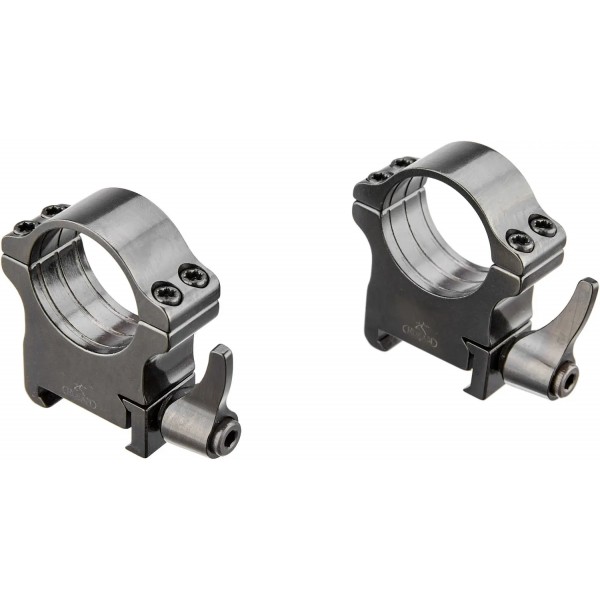 Кольца Rusan QR. Weaver. Сталь. Ø 25.4 мм. BH14 мм - 5950042