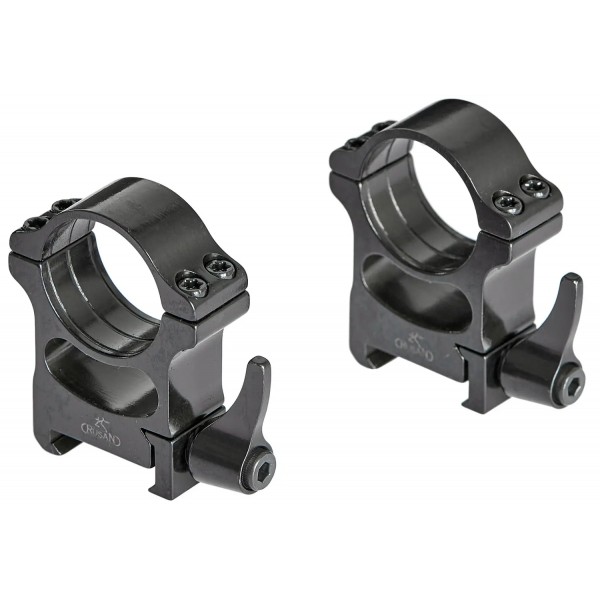 Кольца Rusan QR. Weaver. Сталь. Ø 25.4 мм. BH19 мм - 5950059