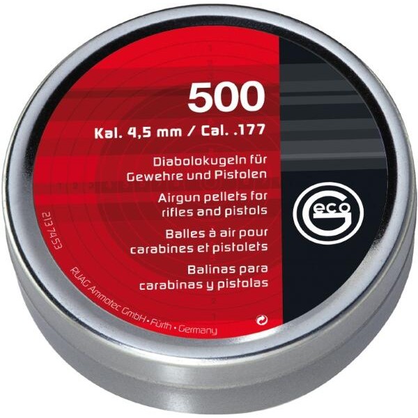 Пульки RWS GECO Diabolo 0,45 гр.500 шт кал.4,5 мм - 2137453