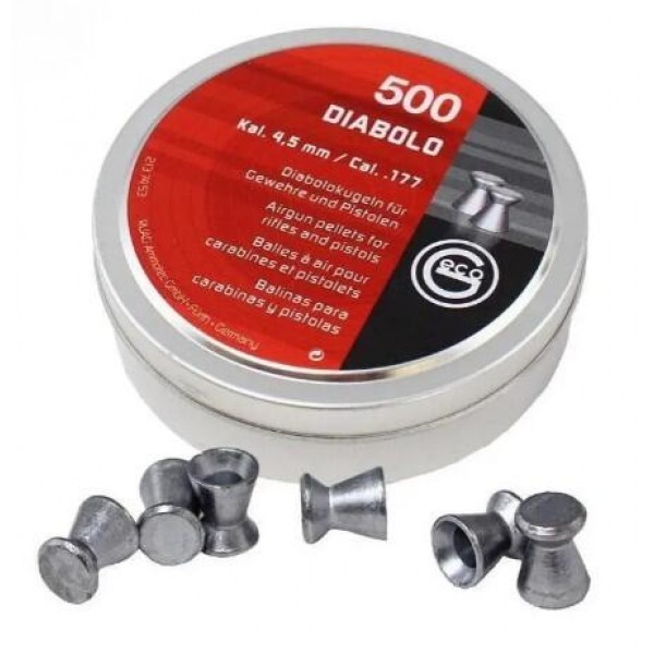 Пульки RWS GECO Diabolo 0,45 гр.500 шт кал.4,5 мм - 2137453 Пульки RWS GECO Diabolo 0,45 гр.500 шт кал.4,5 мм - 2137453