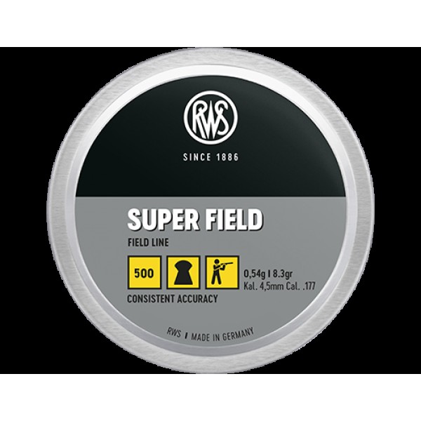Кульки RWS SuperField 0,54 гр.500 шт кал.4,5 мм - 2317162