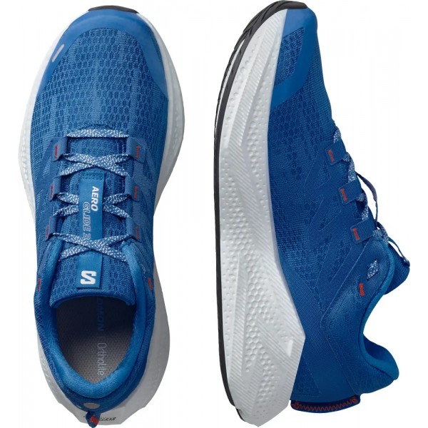 Кросівки Salomon outdoor AERO GLIDE 3 6.5 French Blue/White/Cherry Tomato - 110079 Кросівки Salomon outdoor AERO GLIDE 3 6.5 French Blue/White/Cherry Tomato - 110079