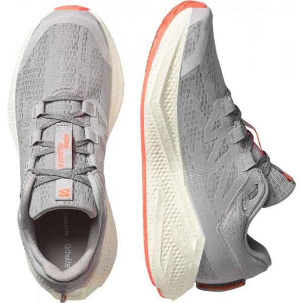 Кросівки Salomon outdoor AERO GLIDE 3 6.5 Alloy/Vanilla Ice/Neon Flame - 110088 Кросівки Salomon outdoor AERO GLIDE 3 6.5 Alloy/Vanilla Ice/Neon Flame - 110088