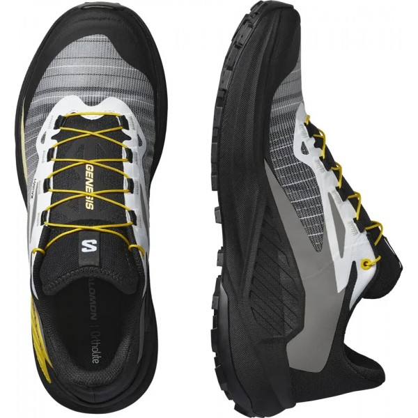 Кроссовки Salomon GENESIS 10 Black/White/Lemon - 110144 Кроссовки Salomon GENESIS 10 Black/White/Lemon - 110144