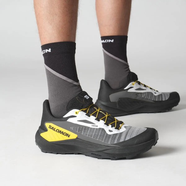 Кроссовки Salomon GENESIS 10 Black/White/Lemon - 110144 Кроссовки Salomon GENESIS 10 Black/White/Lemon - 110144