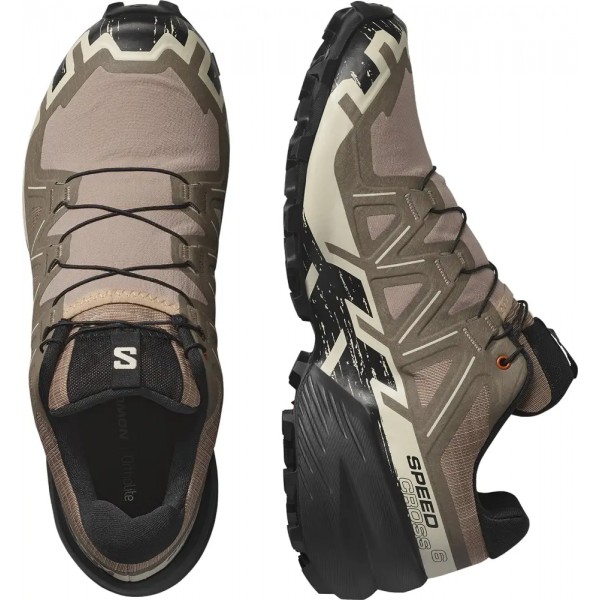 Кросівки Salomon SPEEDCROSS 6 6.5 Natural/Black/Almondmilk - 110155 Кросівки Salomon SPEEDCROSS 6 6.5 Natural/Black/Almondmilk - 110155