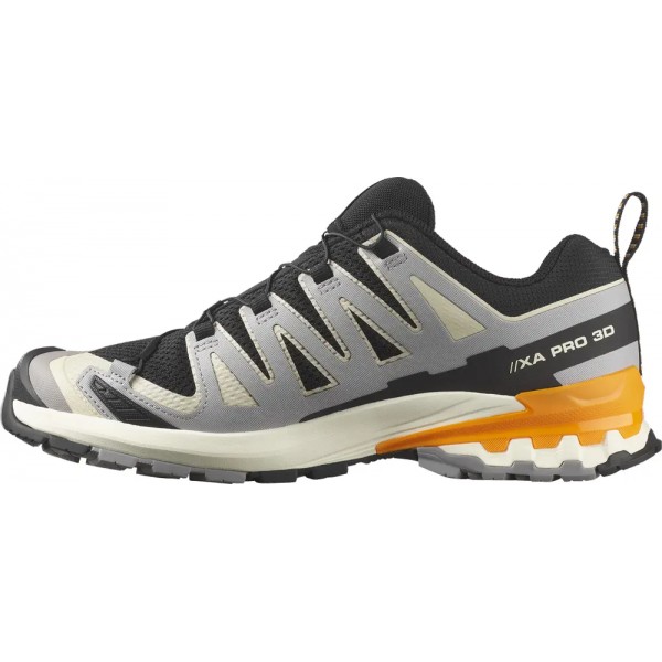 Кроссовки Salomon XA PRO 3D V9 6.5 Black/Gull/Turmeric - 110199 Кроссовки Salomon XA PRO 3D V9 6.5 Black/Gull/Turmeric - 110199