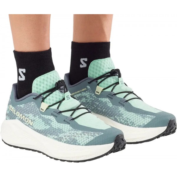 Кроссовки Salomon AERO GLIDE 4 GRVL 6.5 Stormyweather/Lichen - 110499 Кроссовки Salomon AERO GLIDE 4 GRVL 6.5 Stormyweather/Lichen - 110499