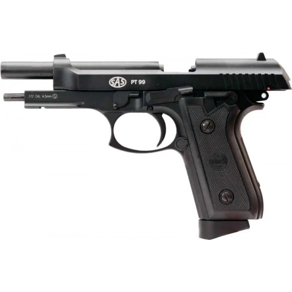 Пистолет пневматический SAS PT99 Blowback BB кал. 4.5 мм - KMB-15AHNS Пистолет пневматический SAS PT99 Blowback BB кал. 4.5 мм - KMB-15AHNS