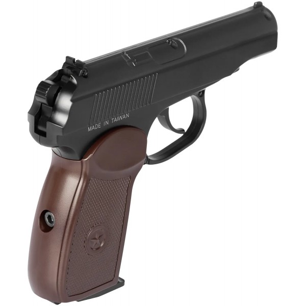 Пистолет пневматический SAS Makarov BB кал. 4.5 мм. Корпус - металл - KM-44DHN Пистолет пневматический SAS Makarov BB кал. 4.5 мм. Корпус - металл - KM-44DHN