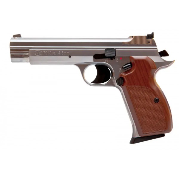 Пістолет пневматичний SAS P210 Silver Blowback BB кал. 4.5 мм. Корпус - метал - 3110565