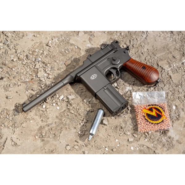 Пистолет пневматический SAS M712 Blowback BB кал. 4.5 мм - 23701437