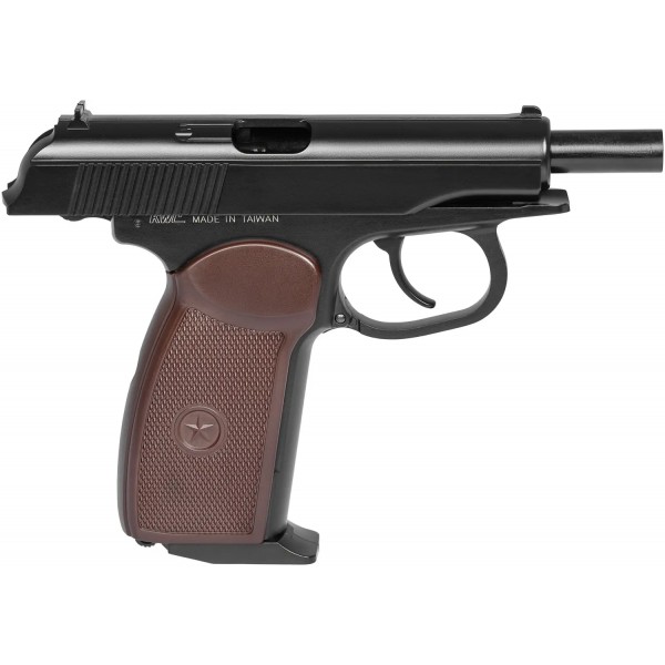 Пистолет пневматический SAS Makarov Blowback BB кал. 4.5 мм. Корпус - металл - KMB-44АHN