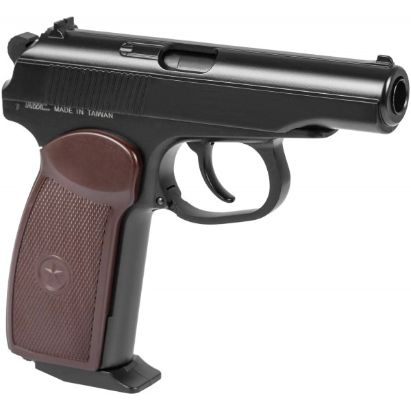 Пистолет пневматический SAS Makarov Blowback BB кал. 4.5 мм. Корпус - металл - KMB-44АHN