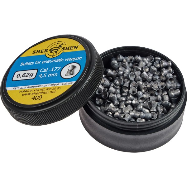 Пули пневматические Шершень 0,62 г 4,5 мм (400шт) - 10570022 Пули пневматические Шершень 0,62 г 4,5 мм (400шт) - 10570022