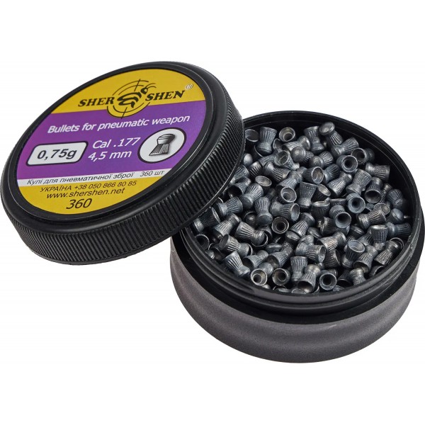Пули пневматические Шершень 0,75 г 4,5 мм (360шт) - 10570023 Пули пневматические Шершень 0,75 г 4,5 мм (360шт) - 10570023