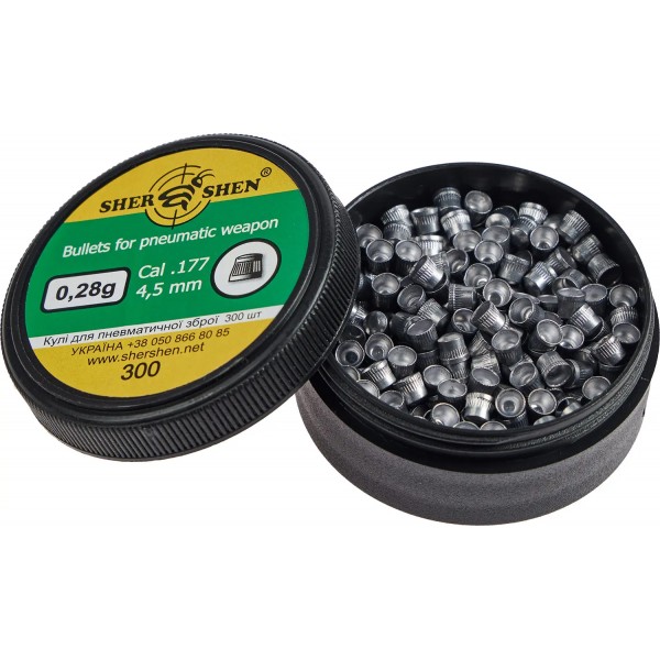 Пули пневматические Шершень 0,28 г 4,5 мм (300шт) - 10570024 Пули пневматические Шершень 0,28 г 4,5 мм (300шт) - 10570024