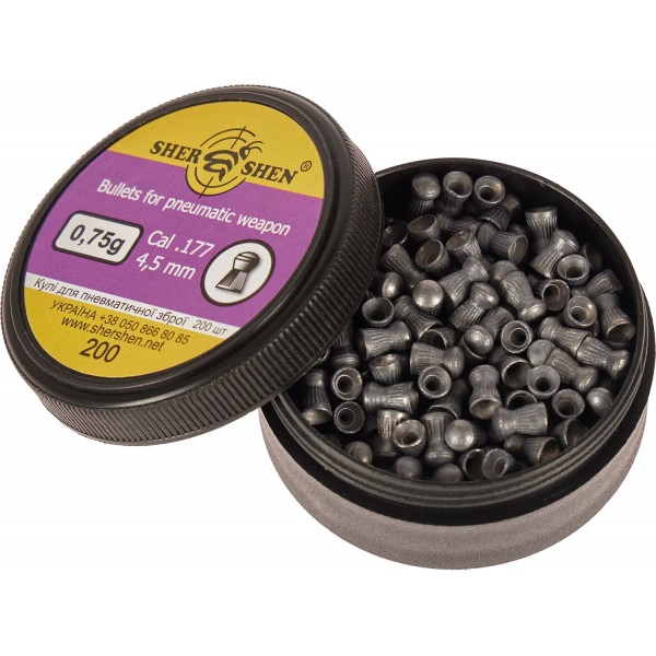 Пули пневматические Шершень 0,75 г 4,5 мм (200шт) - 10570029 Пули пневматические Шершень 0,75 г 4,5 мм (200шт) - 10570029