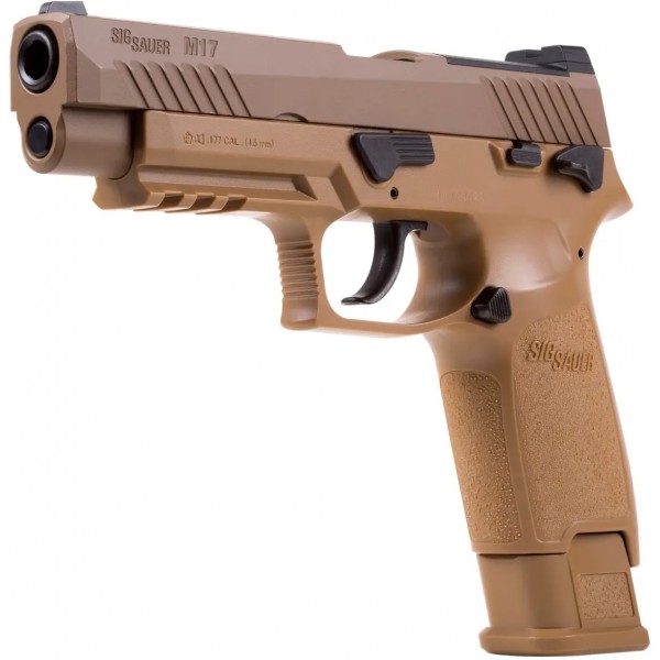 Пистолет пневматический Sig Sauer Air P320 Blowback M17 Coyote Tan кал. 4.5 мм - 16250152 Пистолет пневматический Sig Sauer Air P320 Blowback M17 Coyote Tan кал. 4.5 мм - 16250152