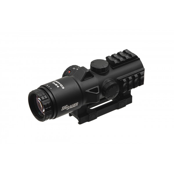 Прицел призматический Sig Optics BRAVO3 BATTLE SIGHT, 3X24MM HORSESHOE DOT ILLUM RETICLE - SOB33101 Прицел призматический Sig Optics BRAVO3 BATTLE SIGHT, 3X24MM HORSESHOE DOT ILLUM RETICLE - SOB33101