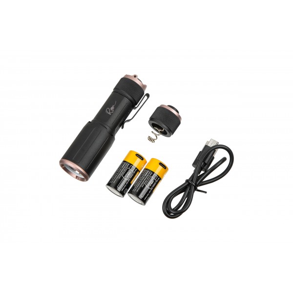 Фонарь Sig Optics FOXTROT-EDC, COMPACT, RECHARGEABLE, HANDHELD FLASHLIGHT, WHITE LIGHT, ROSE EDITION - SOFEC0RS Фонарь Sig Optics FOXTROT-EDC, COMPACT, RECHARGEABLE, HANDHELD FLASHLIGHT, WHITE LIGHT, ROSE EDITION - SOFEC0RS