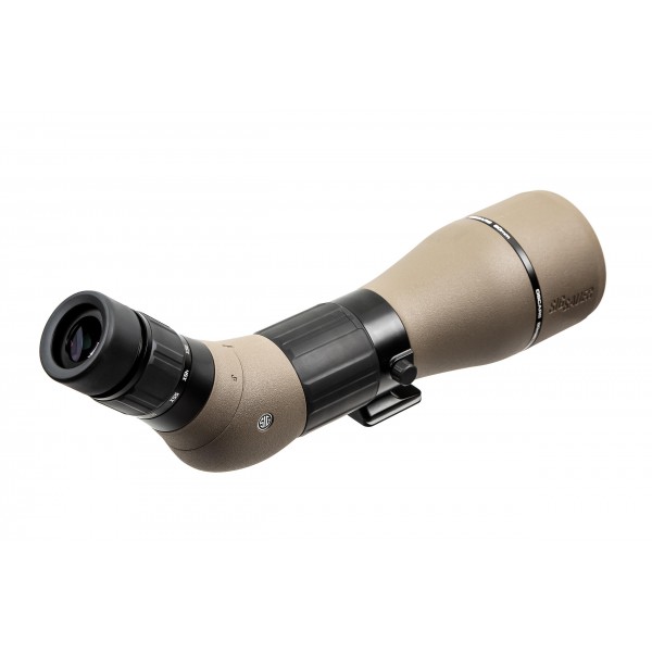 Зорова труба Sig Optics OSCAR8, 27-55X80MM, HDX LENS, ANGLED EYEPIECE, FDE - SOO82001