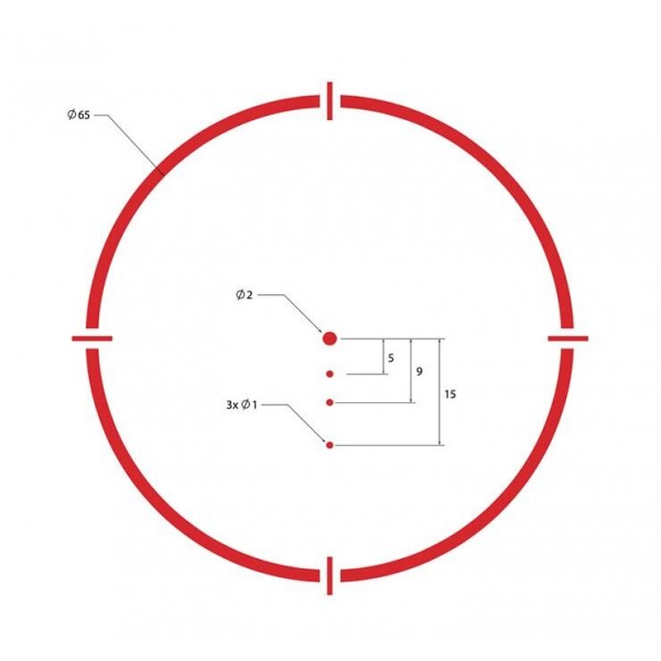 Приціл коліматорний Sig Optics ROMEO8H BALLISTIC CIRCLE DOT, 0.5 MOA ADJ, BLACK - SOR81001