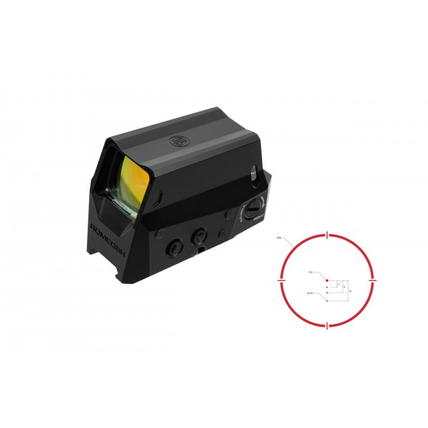 Приціл коліматорний Sig Optics ROMEO8H BALLISTIC CIRCLE DOT, 0.5 MOA ADJ, BLACK - SOR81001
