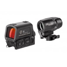 Комплект Sig Optics коллиматор ROMEO8T-AMR 1X40 и магнифер JULIET3T-AMR 3X22MM