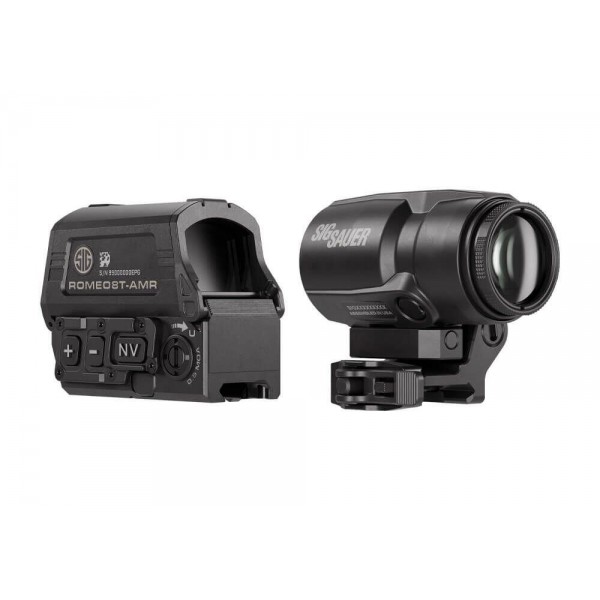 Комплект Sig Optics коллиматор ROMEO8T-AMR 1X40 и магнифер JULIET3T-AMR 3X22MM - SORJ8T101 Комплект Sig Optics коллиматор ROMEO8T-AMR 1X40 и магнифер JULIET3T-AMR 3X22MM - SORJ8T101