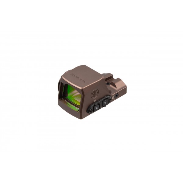SORX1002 Прицел коллиматорный Sig Optics ROMEO-X PRO FOOTPRINT, OPEN, 2 MOA DOT&32 MOA CIRCLE, FDE - SORX1002