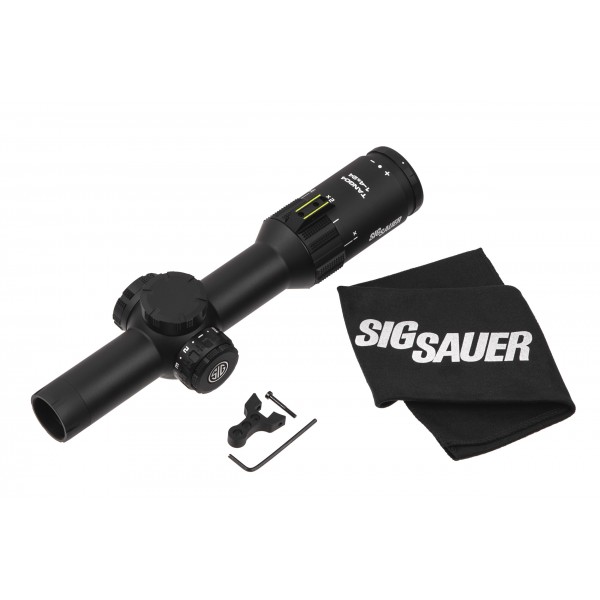 Приціл оптичний SIG Optics TANGO4, 1-4x24MM, 30MM, FFP, 556-762 HORSESHOE ILLUM, Black - Приціл оптичний SIG Optics TANGO4, 1-4x24MM, 30MM, FFP, 556-762 HORSESHOE ILLUM, Black -