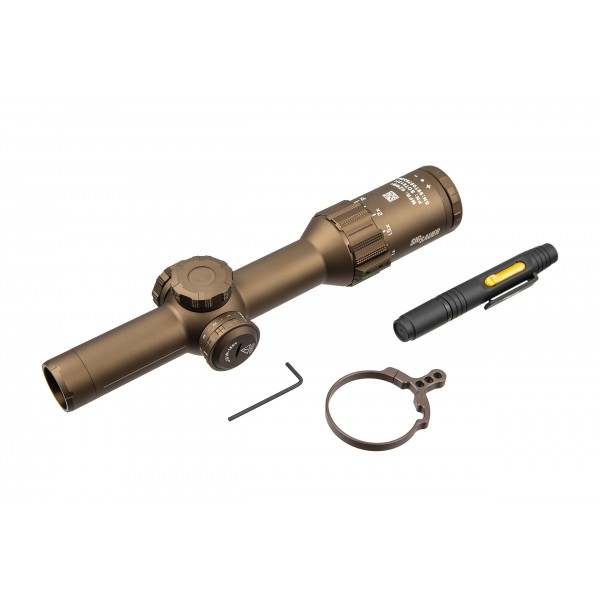 Приціл оптичний SIG Optics TANGO6T 1-6X24MM, 30MM, FFP, 556-762 HORSESHOE ILLUM, 0.2 MRAD, FDE - SOT61231 Приціл оптичний SIG Optics TANGO6T 1-6X24MM, 30MM, FFP, 556-762 HORSESHOE ILLUM, 0.2 MRAD, FDE - SOT61231