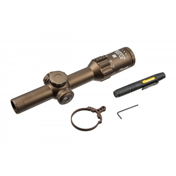Прицел оптический SIG Optics TANGO6T 1-6X24MM, 30MM, FFP, DWLR6 ILLUM, FDE, SDMR - SOT61239 Прицел оптический SIG Optics TANGO6T 1-6X24MM, 30MM, FFP, DWLR6 ILLUM, FDE, SDMR - SOT61239