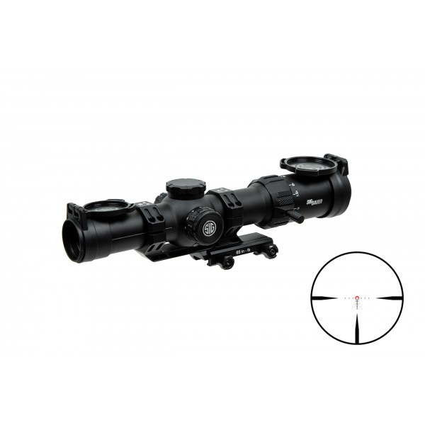 Приціл оптичний SIG Optics TANGO MSR 1-10X26MM, 34MM, FFP. Сітка MSR BDC10 з підсвіткою - SOTM11002