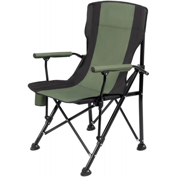 Стілець розкладаний Skif Outdoor Attache Чорний/Зелений - 3890411