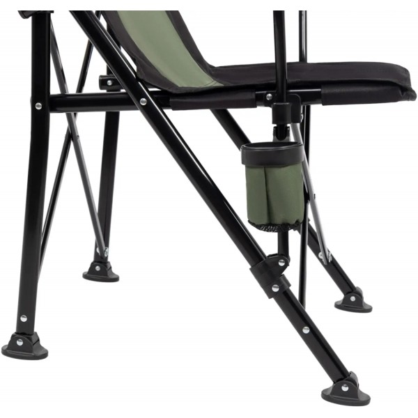 Стілець розкладаний Skif Outdoor Attache Чорний/Зелений - 3890411